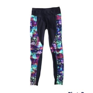 Athleta Floral Fade Ankle Tights leggings XS